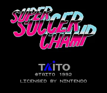 Super Soccer Champ (USA) screen shot title